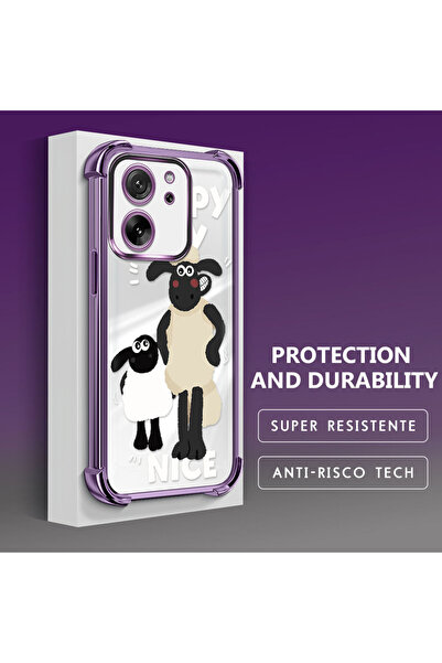 ucuc حافظة شفافة متوافقة مع هاتف Xiaomi Mi 13T/Mi 13T Pro مضادة للسقوط، حماية...