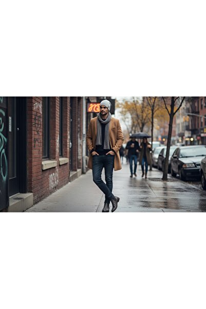 SİSTEM PELUŞ Men's Slim Fit Beret – Modern Casual Comfortable, Suitable for A...