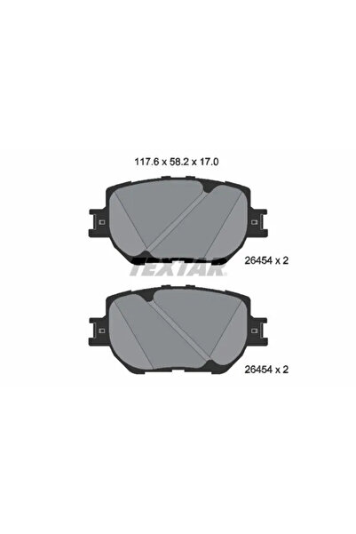 TEXTAR Set Placute Frana Frana Disc Lexus Is 3 Toyota Crown/Mark 10 1/Mark 10 2