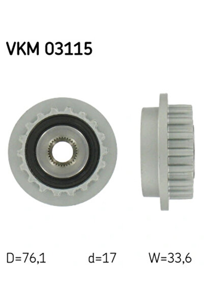 SKF Sistem Roata Libera Generator Vw California T5 Camper/Multivan T5/Phaeton