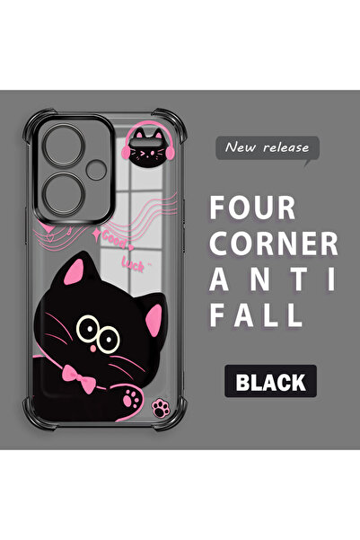 ucuc حافظة شفافة مضادة للسقوط متوافقة مع ريدمي نوت 13 برو بلس 5G، تصميم سيليك...