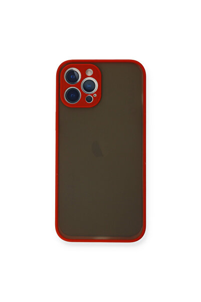 NewFace Iphone 12 pro max case montreal silicone cover - red