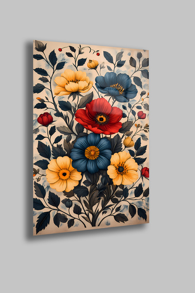 gxe.art Floral popular nordic |   Placă de sticlă temperată de 4 mm |   Impri...