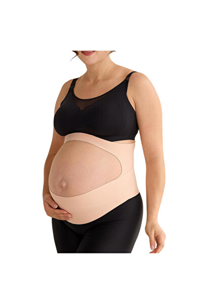 Infiniteea Infiniteea™ Beige Prenatal Abdominal Belt for Pregnant Women, M