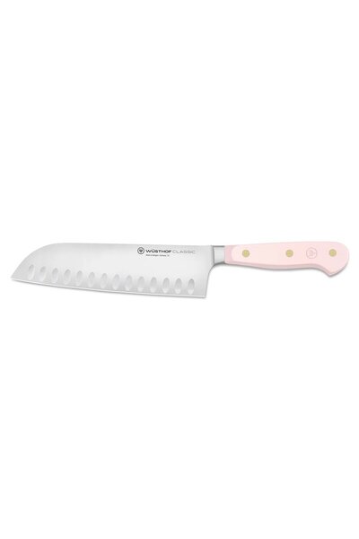 WÜSTHOF Classic Dövme Çelik Santoku Oluklu Şef Bıçağı Pembe 18 cm 1061700416