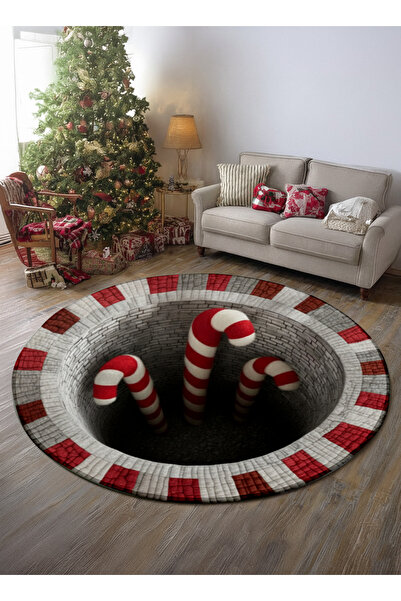 Markaev Baston Şeker Baskılı Dokuma Taban Halı 542 YNG