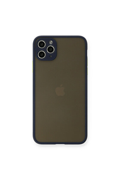 NewFace Iphone 11 pro max case montreal silicone cover - navy blue
