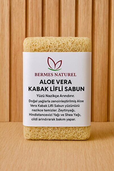Bermess Aloe Vera Pumpkin Fiber Soap