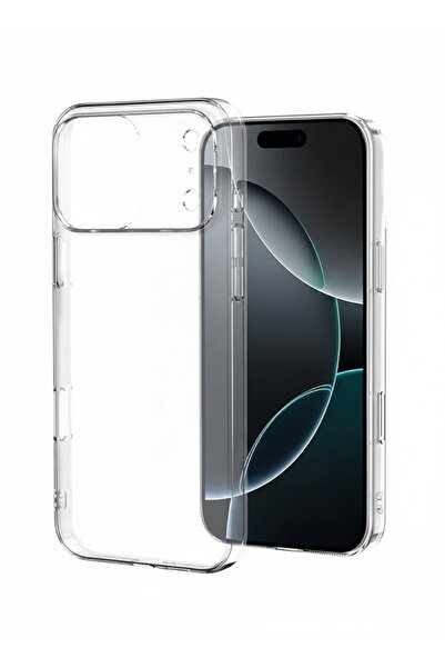 YD Shop حافظة آيفون 17 برو ماكس من السيليكون الشفاف - غطاء حماية للهاتف شفاف ...