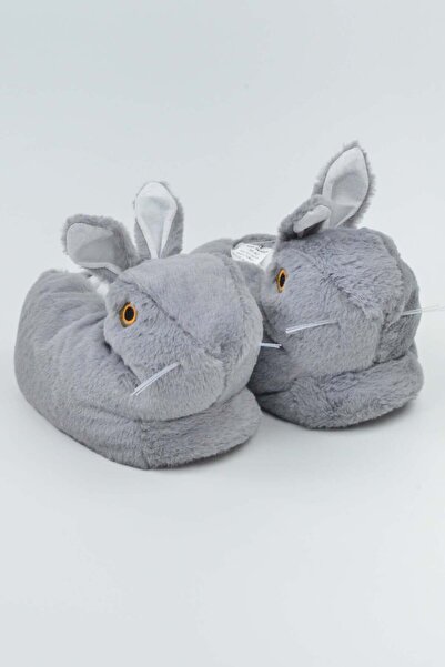 NADİR Rabbit Plush Slippers