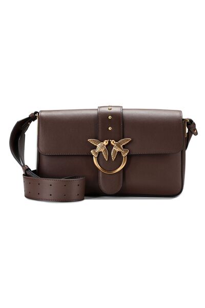 PİNKO Love One Umhängetasche Leder 27 cm