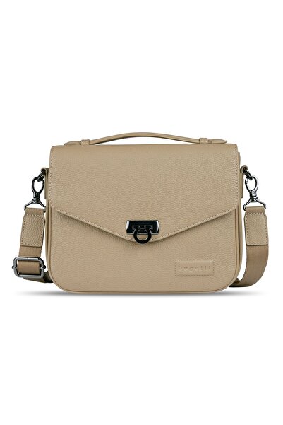 BUGATTI Elsa Umhängetasche Leder 25 cm