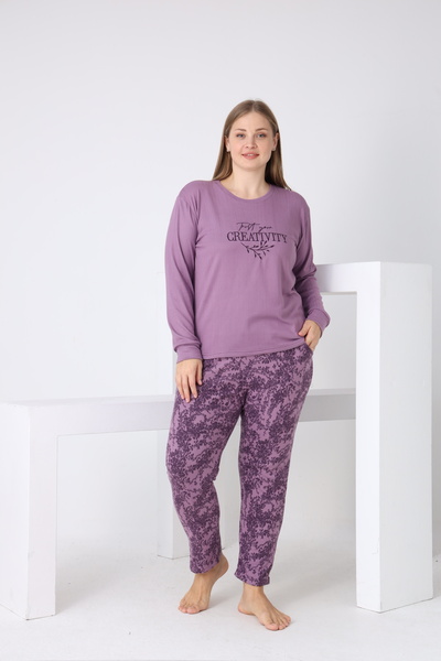 Büyük Beden Thermal Pijama Takımı