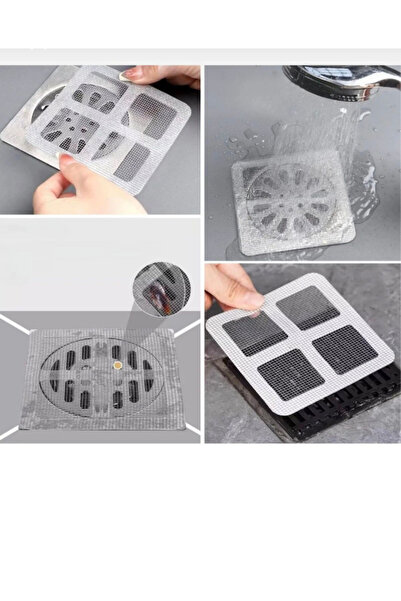 Ranüş Home 10 Pieces Practical Bathroom Drain Strainer Hair Catcher Strainer Bath Shower Drain Anti-Clogging Strainer
