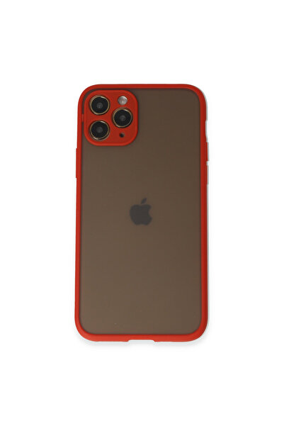 NewFace iPhone 11 Pro Case Montreal Silicone Cover - Red
