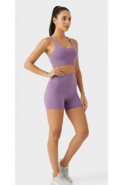 EDİZER COLLECTİON Yüksel Bel Şort Tayt