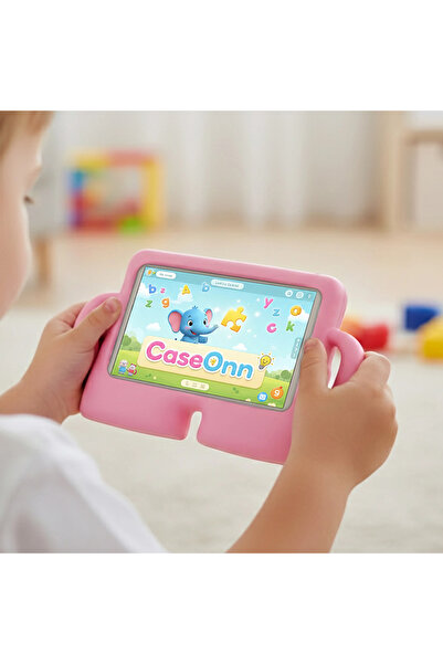 CaseOnn حافظة لينوفو تاب M11 مع أكمام حماية من السيليكون باللون الوردي الفاتح...