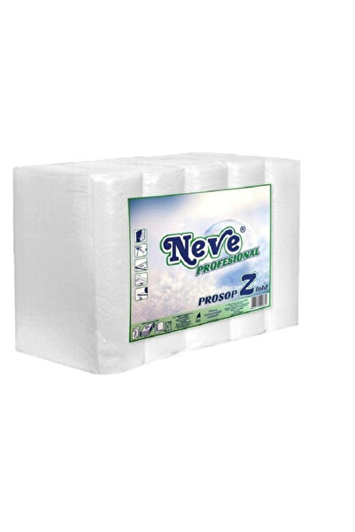 NEVE Profesional Prosoape de Hârtie pliate în Z (Z-fold), albe, 2 straturi, 2...