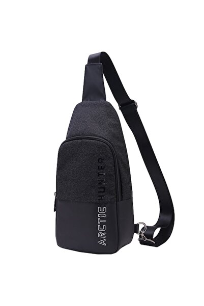 Arctic Hunter men's casual polyester crossbody bag XB00058BK Black