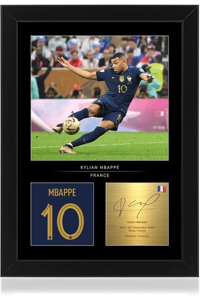 ALAYRA International صورة مطبوع موقعة بحجم A3، هدية مثالية لعشاق الرياضة، مقا...