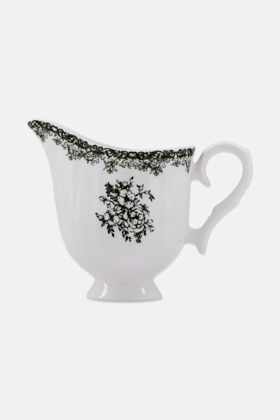 Muy Mucho Flower Milk Jug Cabin 270ml, White