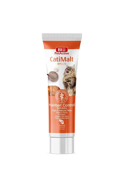 PisiMall CatiMalt Plus, hairball control paste, for cats, 100 ml