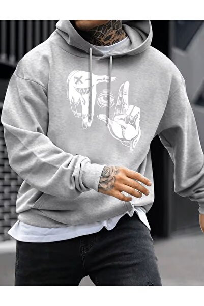 LELVANİ Hanorac cu buzunare și model în ochiuri tricou