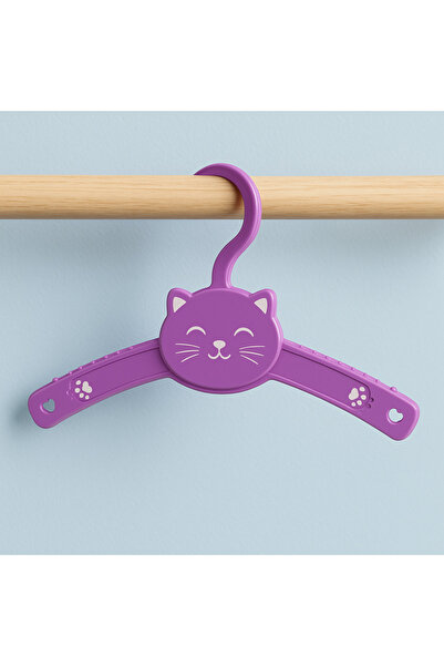 Vovikon شماعات ملابس للأطفال بنمط القطط، 4 قطع