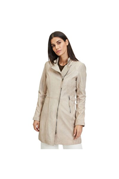 mauritius Geaca Lunga de Piele Dama Gipsy Bej Deschis Margarethe