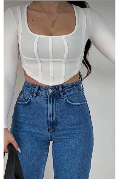 MRİABE Кристиан 90-те години, средно сини панталони с широки крачоли и супер ...