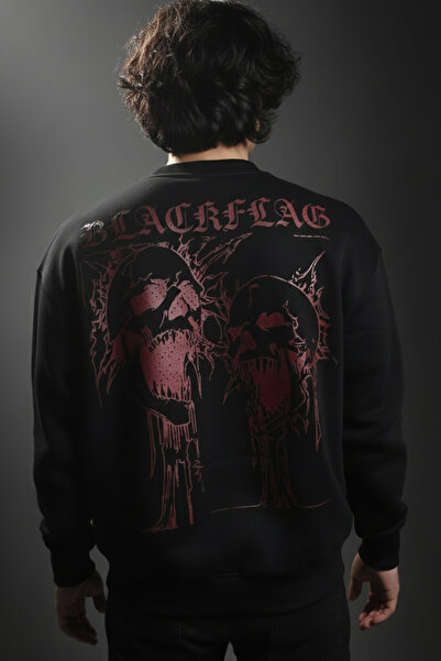 Liber Blackflag - سترة رياضية سوداء فاخرة مصنوعة من القطن بنسبة 100%