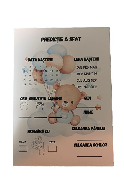 OEM Set of 10 cards with baby shower predictions and advice M17