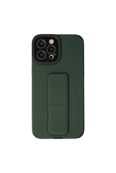 NewFace حافظة آيفون 12 برو ماكس ميجا ستاند سيليكون - أخضر