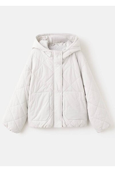 MANGO Kids Kapüşonlu kapitone anorak