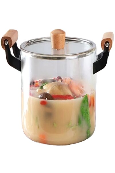 RODEM Glass pot with lid 5.5 L