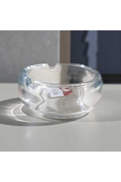 ÇEÇEN HOME 2 Adet Cam Küllük Lüks Kristal Küllük Kül Tablası Tutuculu Küllük ...