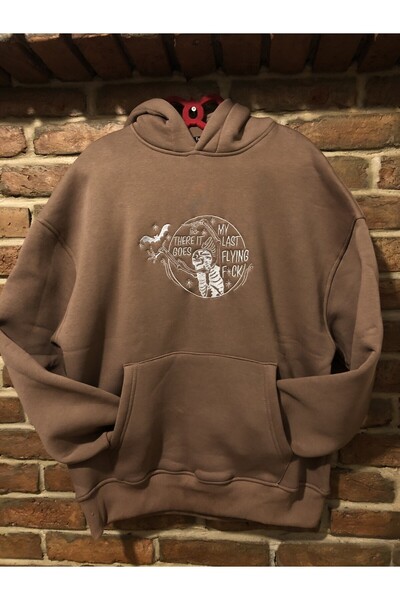 harmony factory supradimensionat broderie brodata cu glugă hanorac swea tricou