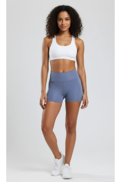 EDİZER COLLECTİON High Waist Shorts Leggings