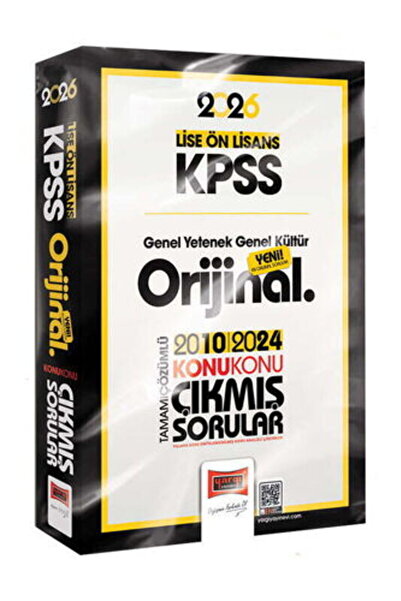 Yargı Yayınları Yargı 2026 KPSS Lise Ön Lisans Orijinal Çıkmış Sorular 2010-2...