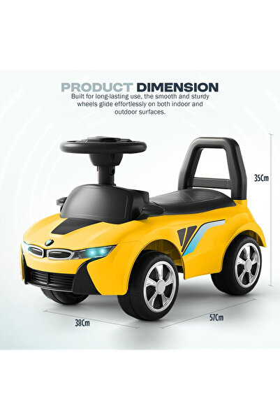 My modern game سيارة دفع ركوب للأطفال من عمر 1‑3 سنوات مع أضواء وموسيقى ومسند...