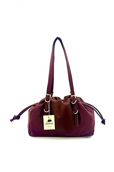 SİNİSA BAG Women's Adjustable Drawstring Shoulder and Hand Bag