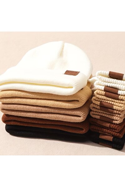 alka Children's Knitted Beanie and Glove Set (White) 0-24 Months