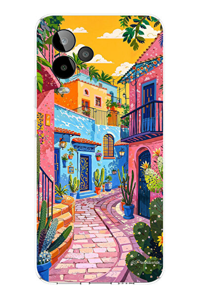 TechTree حافظة سيليكون ملونة متوافقة مع GM 24 PRO مطبوع حافظة سيليكون