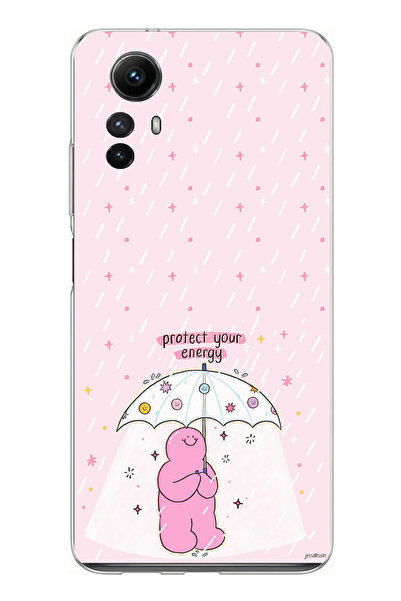 TechTree حافظة سيليكون متوافقة مع Redmi Note 12S مصممة لحماية طاقتك مطبوع