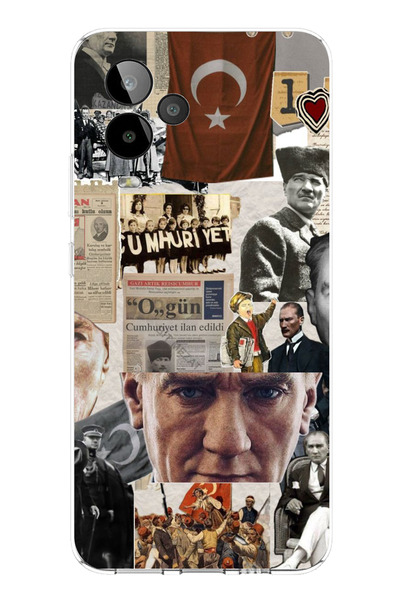 TechTree حافظة سيليكون متوافقة مع GM 24 PRO من أتاتورك كومبلايتي مطبوع