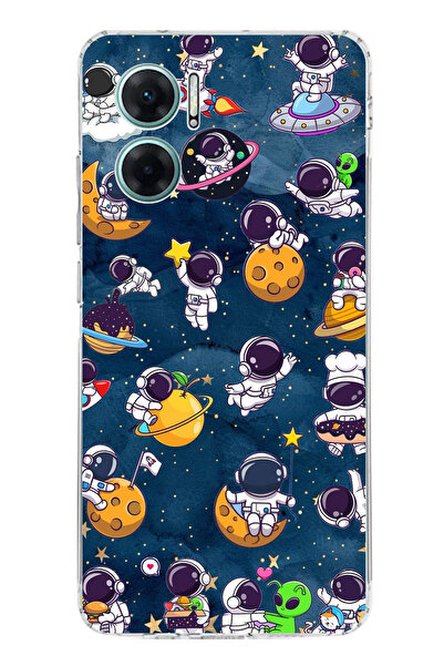 TechTree حافظة سيليكون متوافقة مع هاتف Redmi Note 11E من Little Astronauts In...