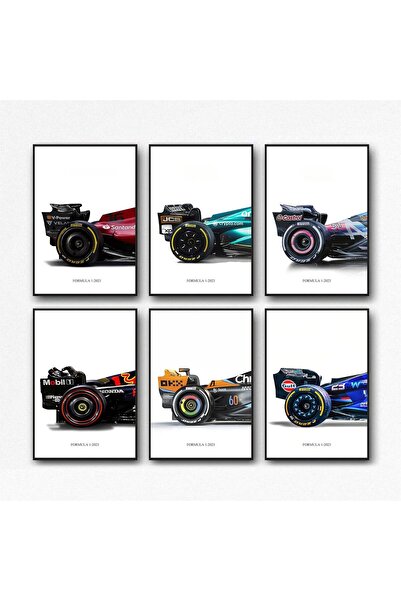 ALAYRA International هدية عرض صور موقعة بحجم A4 لمحبي سباقات الفورمولا 1 بدون...
