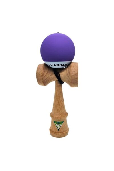 OEM Kendama profesională KROM PRO USA, 18 cm, lemn, mâner antiderapant, violet
