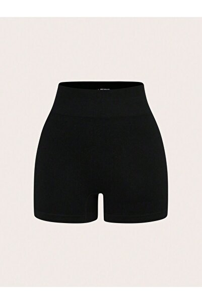 Krm Ambalaj Stretchy High Waist Mini Shorts Leggings Yoga,Pilates and Everyday Use