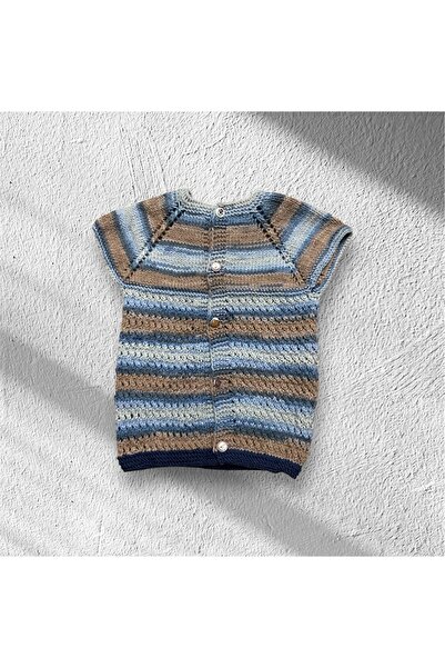 Ebrar Çeyiz Hand-Knitted Stylish Baby Vest